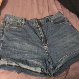 Custom American Eagle Mom Jean Shorts 16